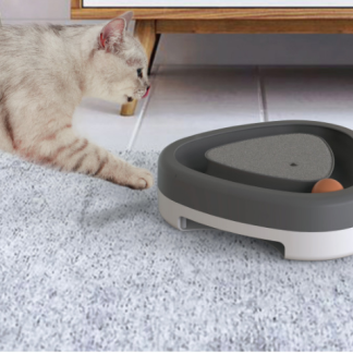 Plateau tournant électrique interactif griffoir pour chat