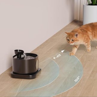 Fontaine intelligente sans fil 2,8L détection auto pour chat