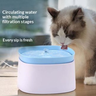 Fontaine à eau filtrante automatique pour chat