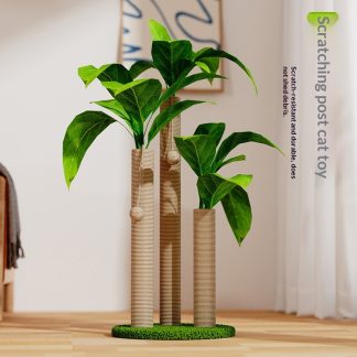 Griffoir cocotier et tour d'escalade pour chat